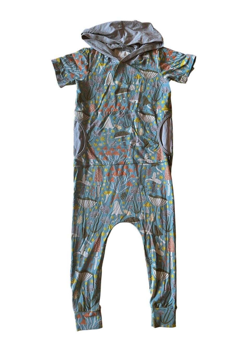Rags to Riches Mushroom Organic Cotton Romper Size 5/6